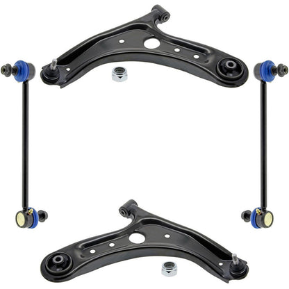Front Lower Control Arms W/ Ball Joints & Links For Hyundai Venue 2020-2025