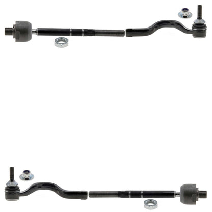 Front Left & Right Inner & Outer Tie Rods For Jaguar XJ 2011 2012 2013 2015 2019