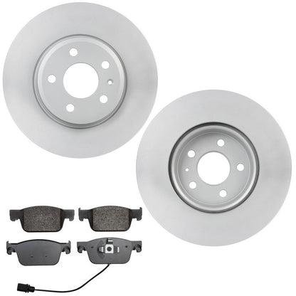 Front 314MM Disc Brake Rotors & Euro R90 Pads for Audi A4 2017 2018 2019 2020
