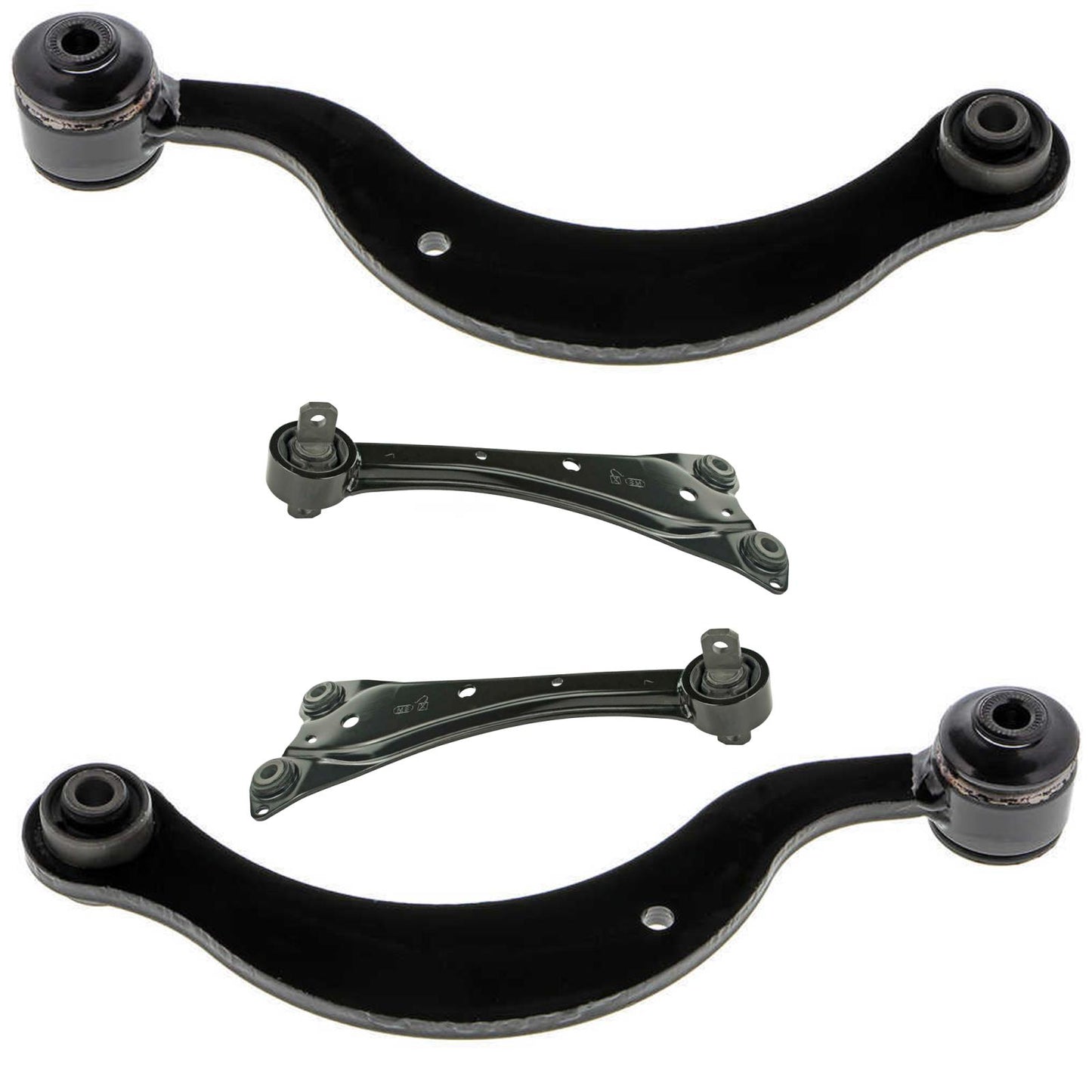 Left & Right Rear Upper Curved Control Arm for 2011 2012 2014 2016 Scion tC Tc