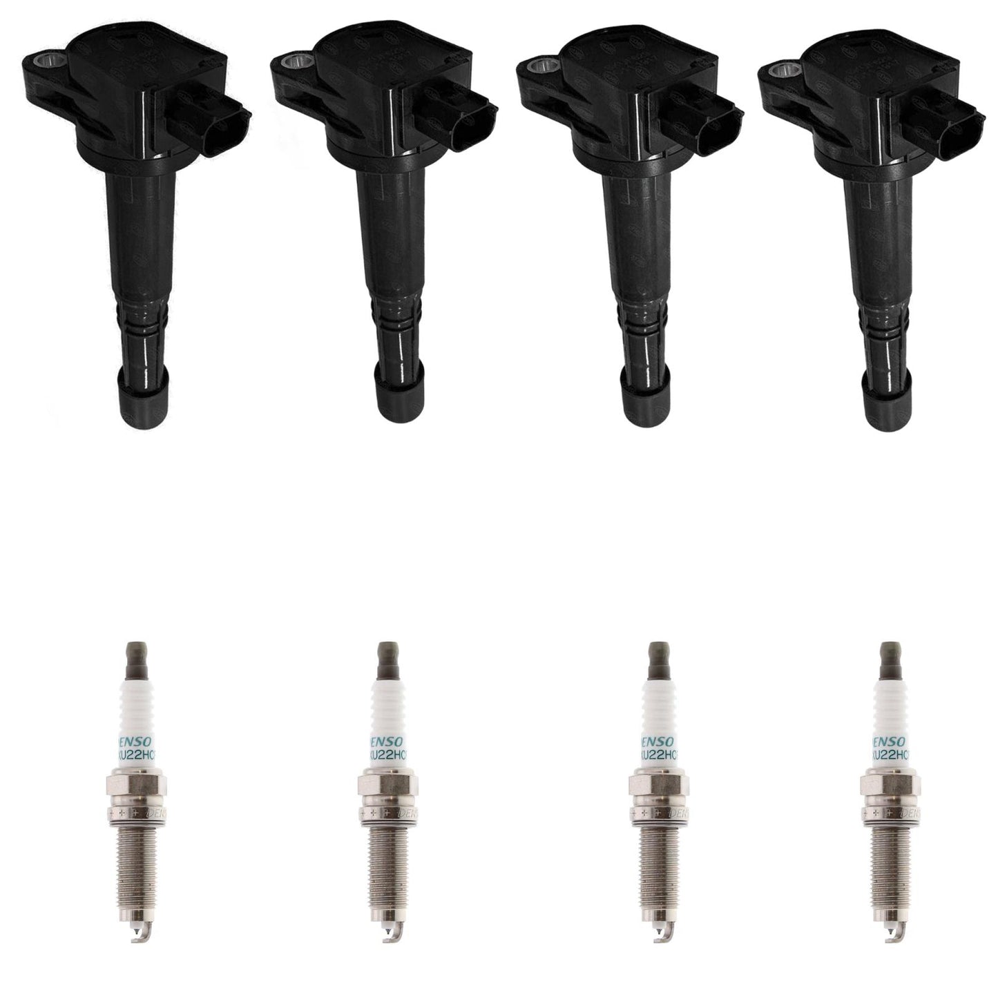Direct Ignition Coil & Iridium Spark Plugs For Acura TSX 2.4L 2009 2010 2014