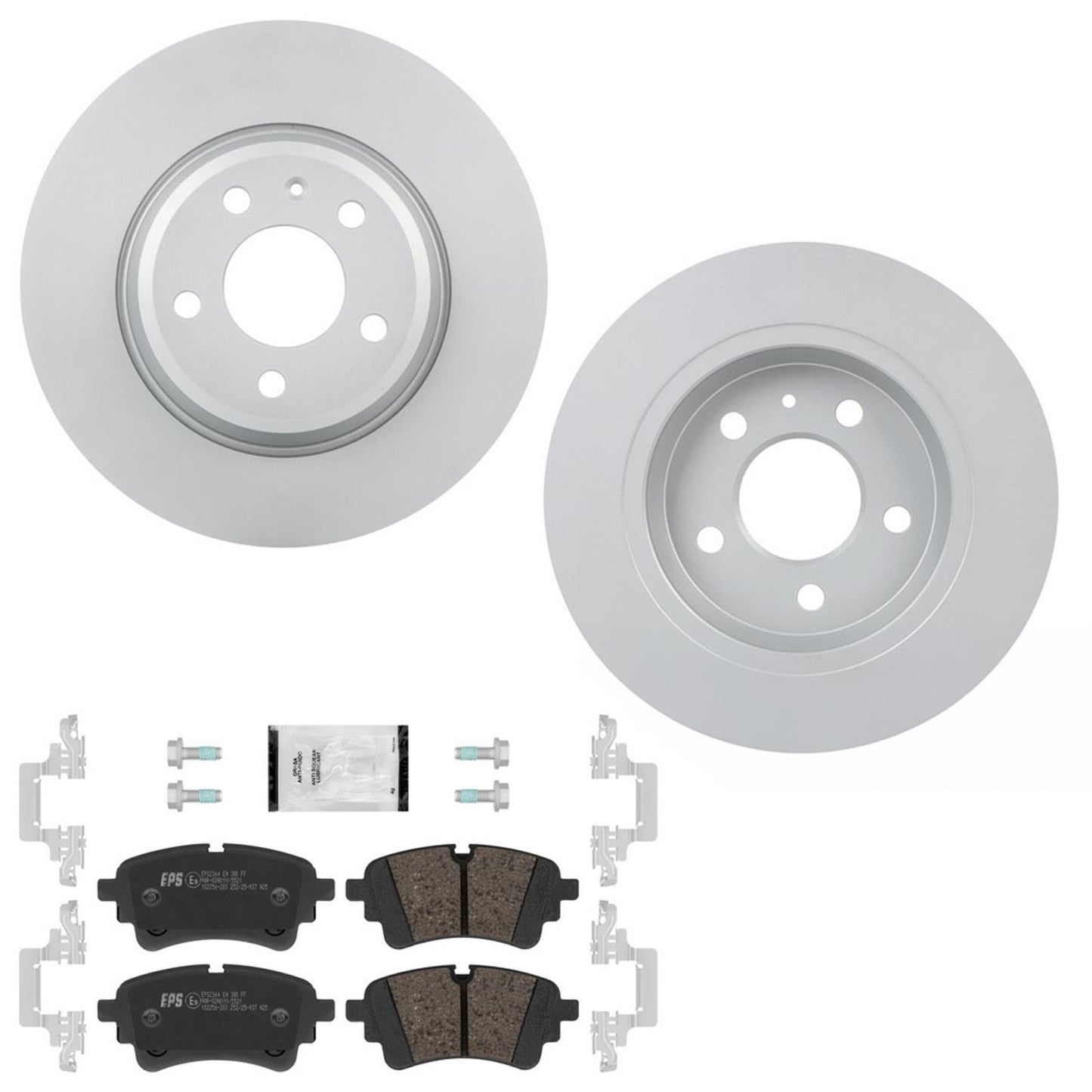 Rear 300MM Disc Brake Rotors & Euro R90 Pads for Audi A4 Quattro 2021 2022 2025