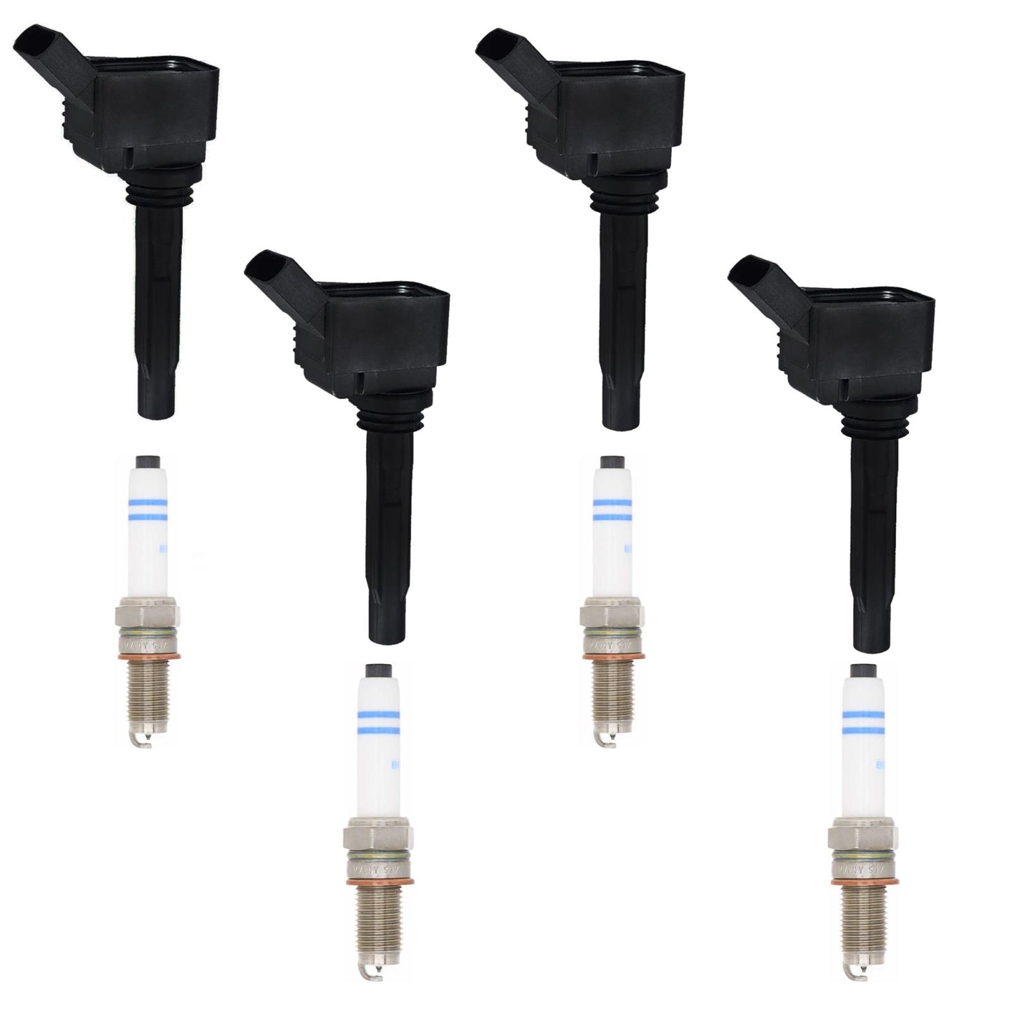 Ignition Coil & Double Platinum Spark Plugs For A3 Sportback E-tron 1.4L 16-18