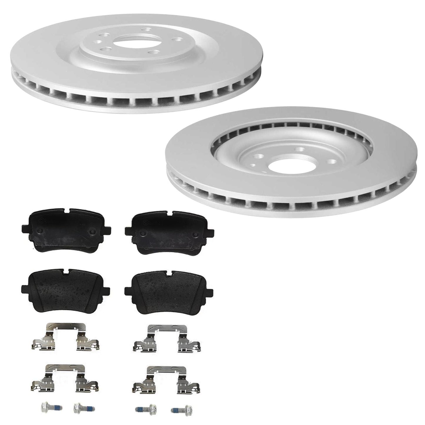 350MM Rear Disc Brake Rotors & EPS R90 Brake Pads for Audi Q7 2020 2022 2026