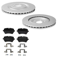 350MM Rear Disc Brake Rotors & EPS R90 Brake Pads for Audi Q7 2020 2022 2026