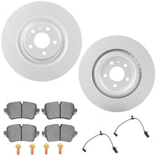 350MM Rear Disc Brake Rotors & EPS R90 Brake Pads for Audi Q7 2017 2018