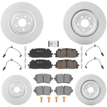 Front and Rear Disc Brake Rotors & EPS R90 Brake Pads for Audi Q7 2017 2018