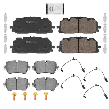 Front and Rear Euro Style EPS R90 Disc Brake Pads for Audi Q7 2017 2018
