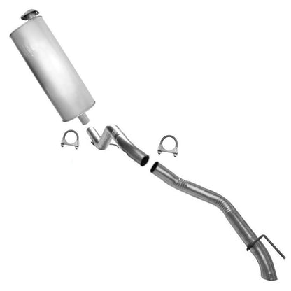 Tubo de escape con brida del sistema de escape, silenciador, compatible con Jeep Grand Cherokee 2005-2010