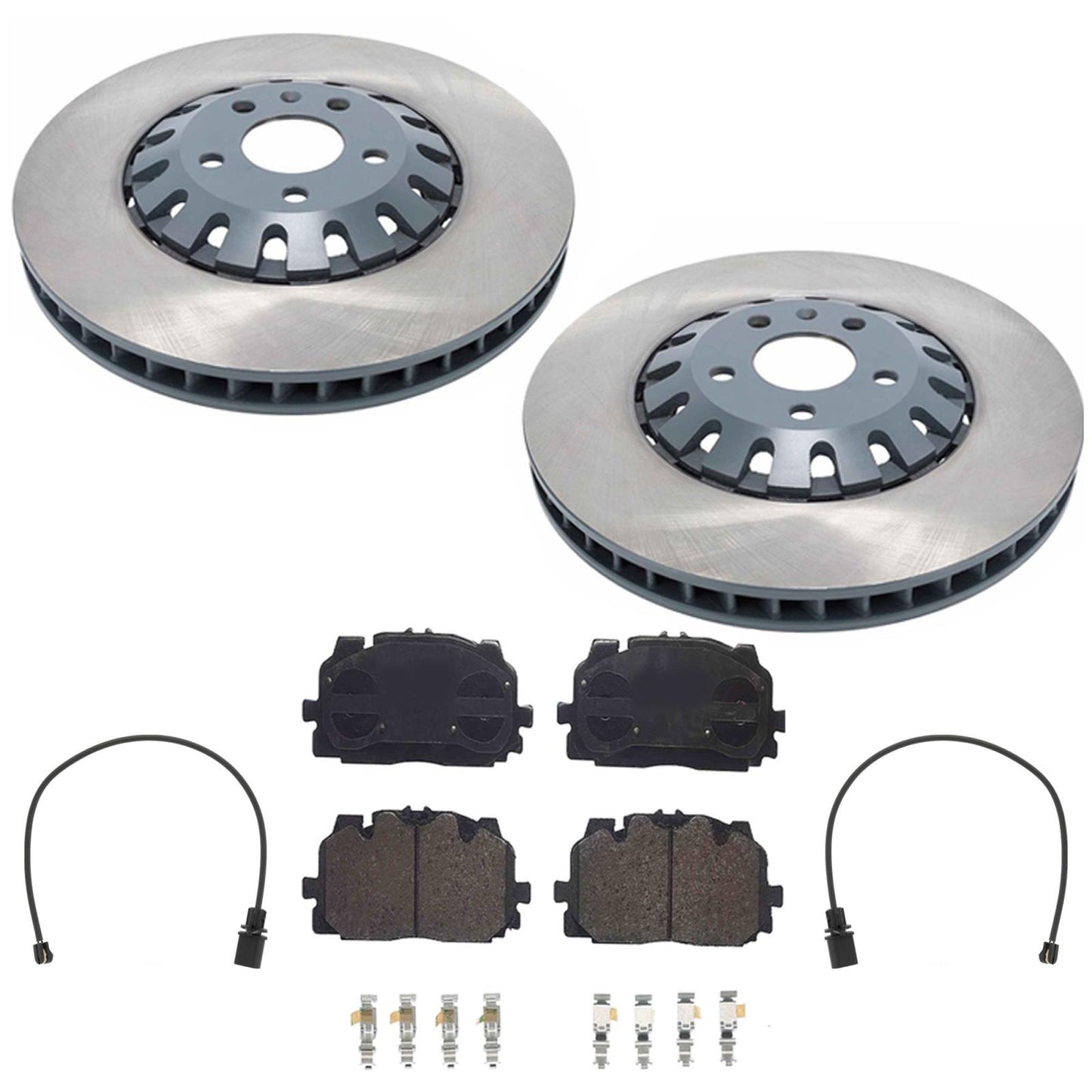 Front Disc Brake Rotors R90 Brake Pads for Audi e-tron Sportback 2020 2022 2023