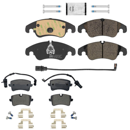 Front and Rear Euro R90 Disc Brake Pads for Audi A6 Quattro 2012 2013 2014 2015