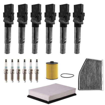 Ignition Coil Spark Plugs Tune Up kit For Volkswagen Passat 3.6L 2012 2013 2018