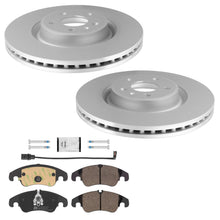 Front Disc Brake Rotors & R90 Brake Pads for Audi S5 2012 2014 2015 2016 2017