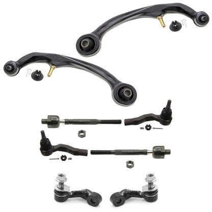 Juego de rótula de brazo de control trasero bajo delantero para 04-06 G35X 4 puertas en todas las ruedas Drv