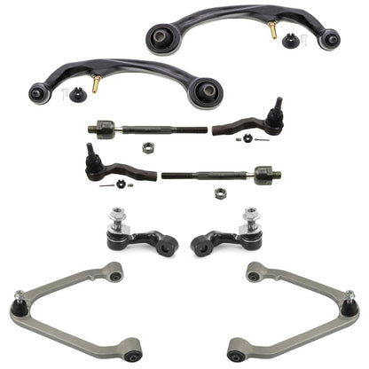 Front Control Arms Tie Rods Ball Joints For 2004-2006 G35X 4Door All Wheel Drive