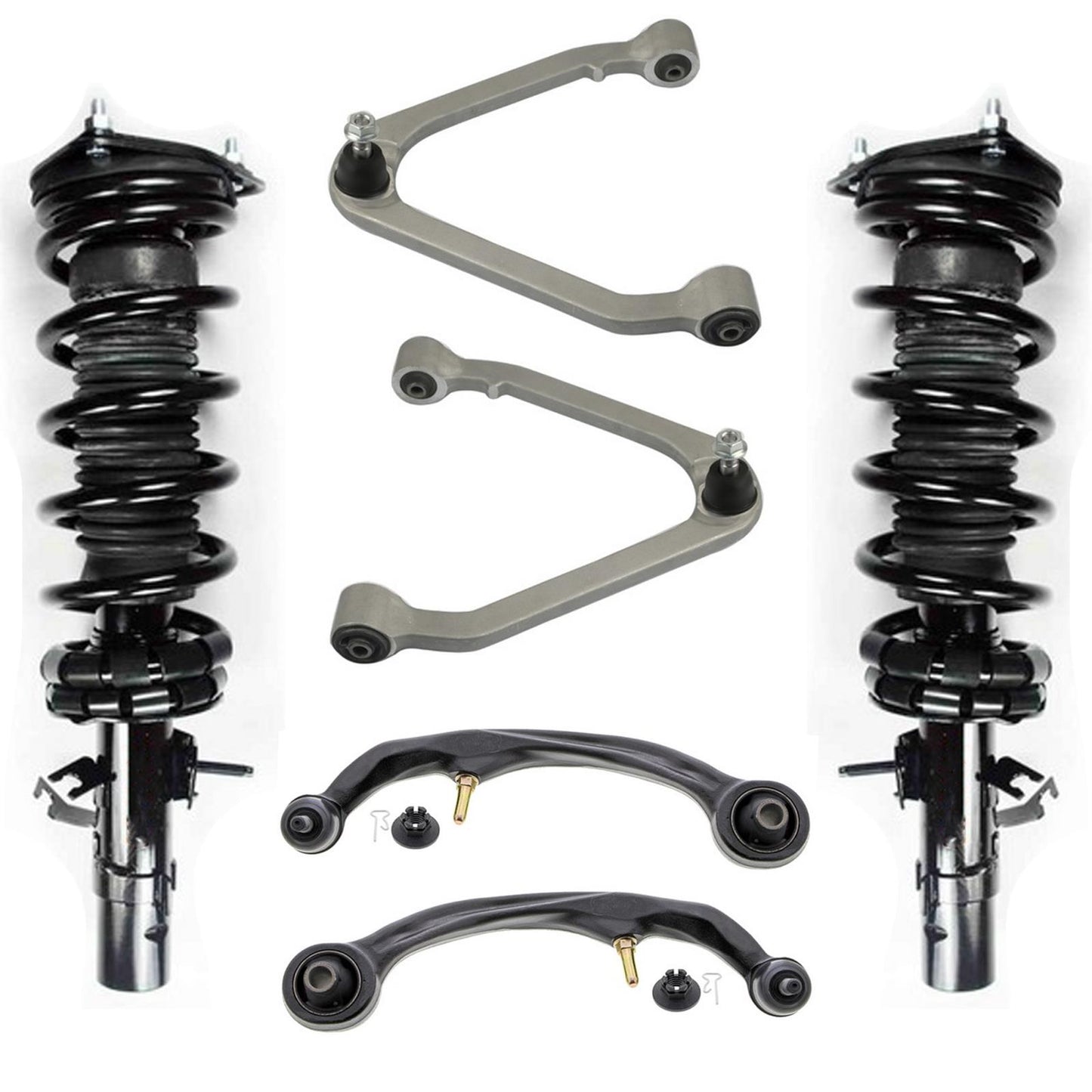 Frt Coil Spring Strut Control Arms For Infiniti G35X 4Door Automatic 2004-2006