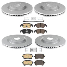 Front Rear Disc Brake Rotors & R90 Brake Pads for Audi S5 2012 2014 2015 2017