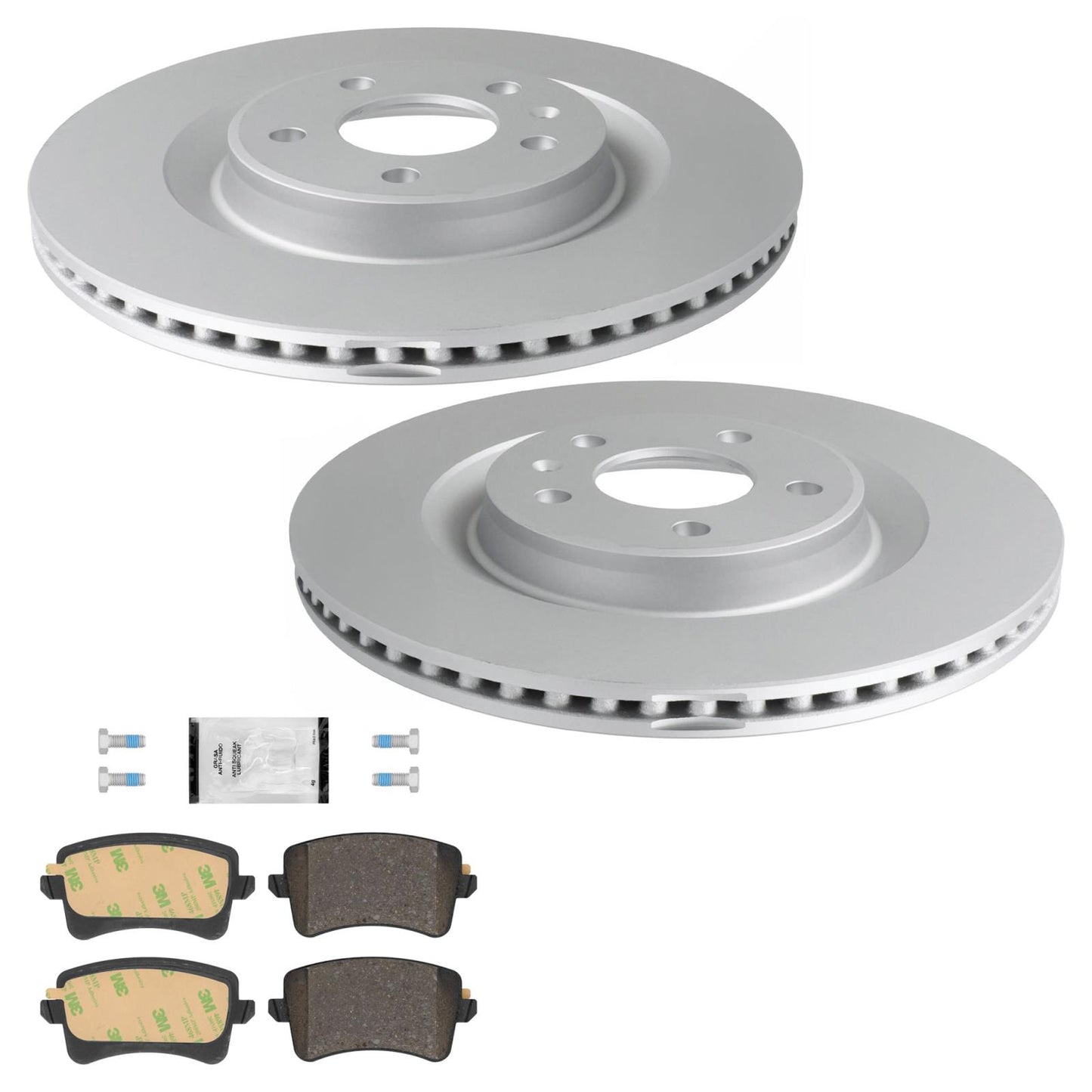 Rear Disc Brake Rotors & R90 Brake Pads for Audi S5 2012 2014 2015 2016 2017