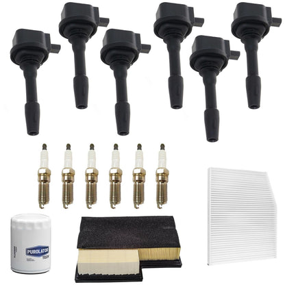 Ignition Coil Iridium Spark Plugs Tune Up Kit For Transit 150 3.5L 2020-2025