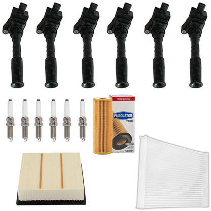 Direct Ignition Coil Spark Plugs Tune Up Kit For Ford F-150 2.7L 2018 2019 2025