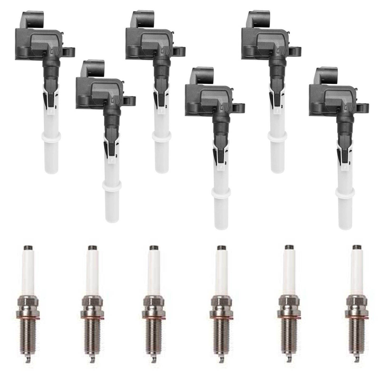 Ignition Coil & Iridium Spark Plugs For Mercedes Benz E350 3.5L Flex 2012-2016