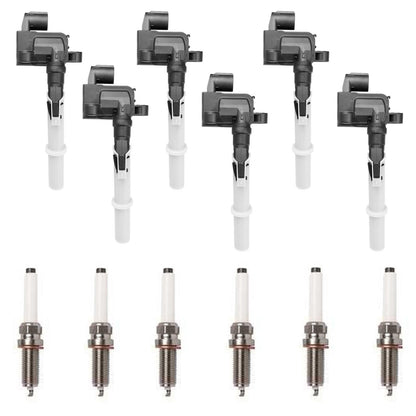 Ignition Coil & Iridium Spark Plugs For Mercedes Benz E350 3.5L Flex 2012-2016