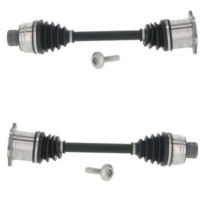 Left and Right CV Drive Axle Shafts for Audi Q5 Hybrid 2011 2012 2013 2015 2017