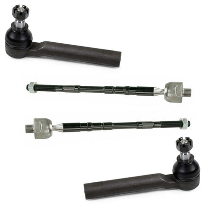 Inner Tie Rod & Outer Tie Rods for Subaru Impreza 2.0L 2012 2013 2014 2015 2016