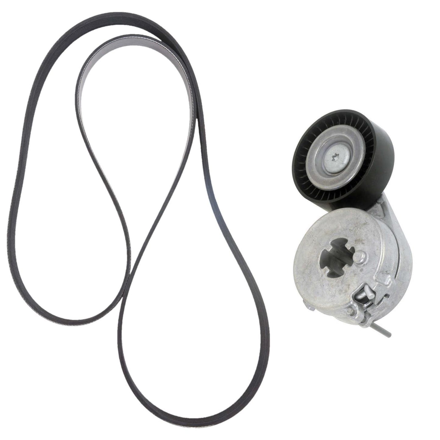 Belt Tensioner Pulley Engine Belts for Audi A4 & A4 Quattro 2.0L 2009 2010 2012