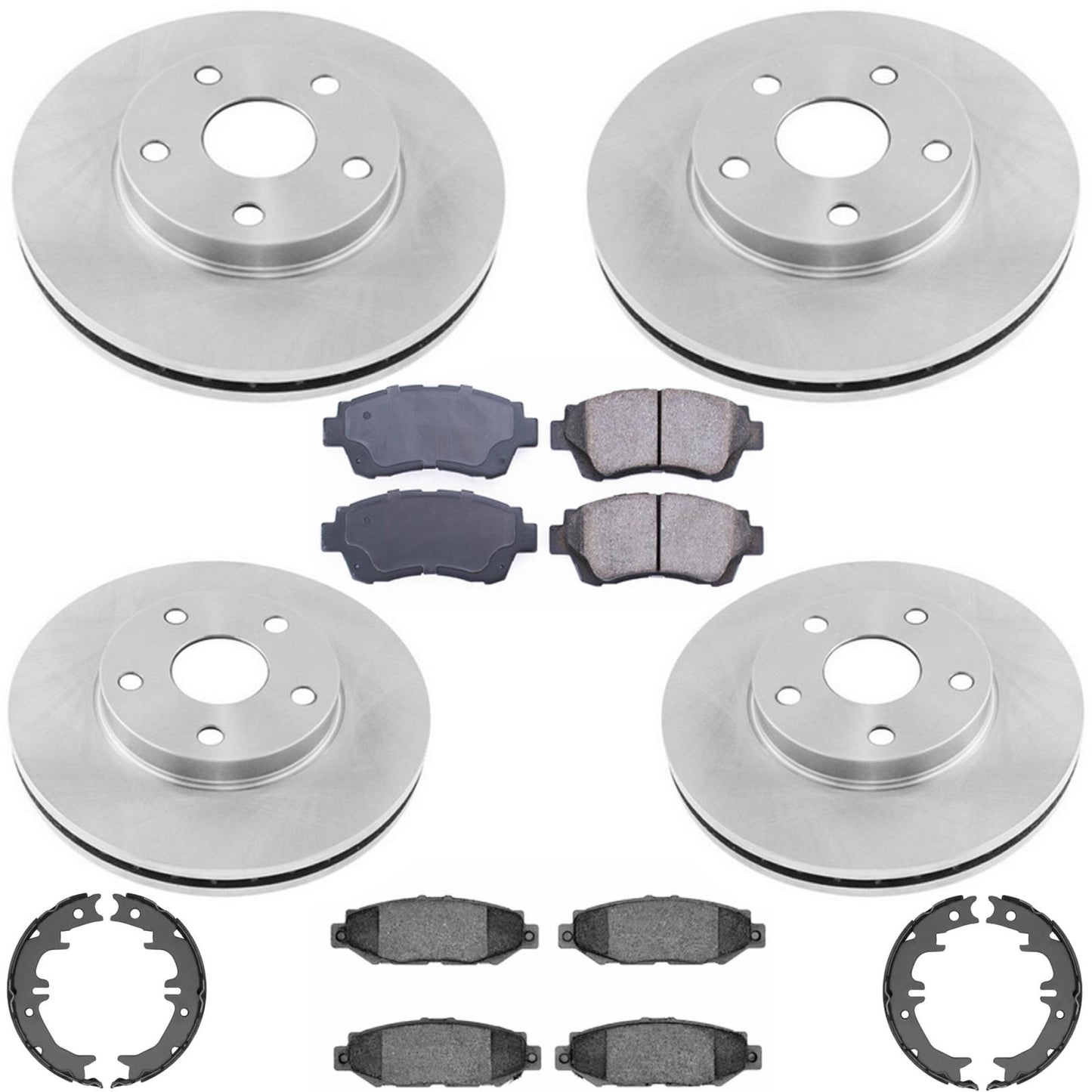 Front Rear Disc Brake Rotors & Ceramic Pads for Lexus SC300 1995 1996 1997 1998