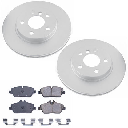 Front Disc Brake Rotors & Euro R90 Brake Pads for BMW i3 i3s 2014 2016 2021