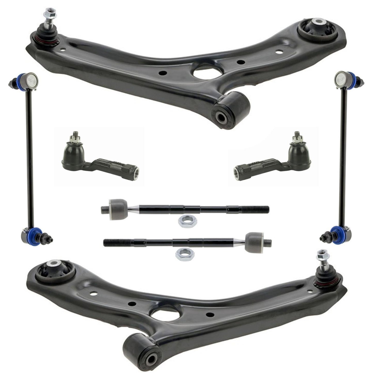 Front Lower Control Arms Tie Rods & Links For Elantra 1.6L 2.0L 2021 2022 2025