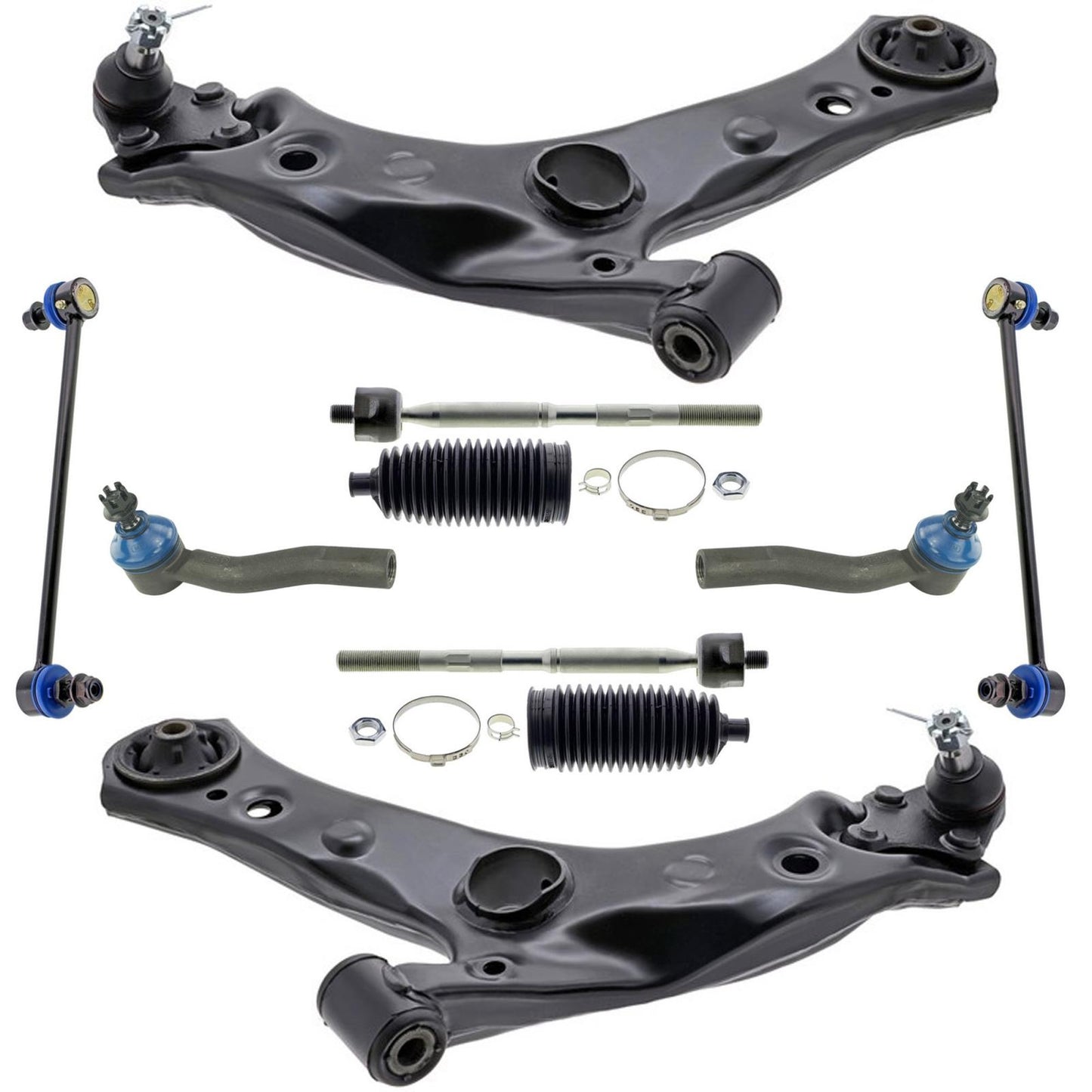 Mevotech Front Lower Control Arms Tie Rods & Links For Toyota C-HR 2018-2022