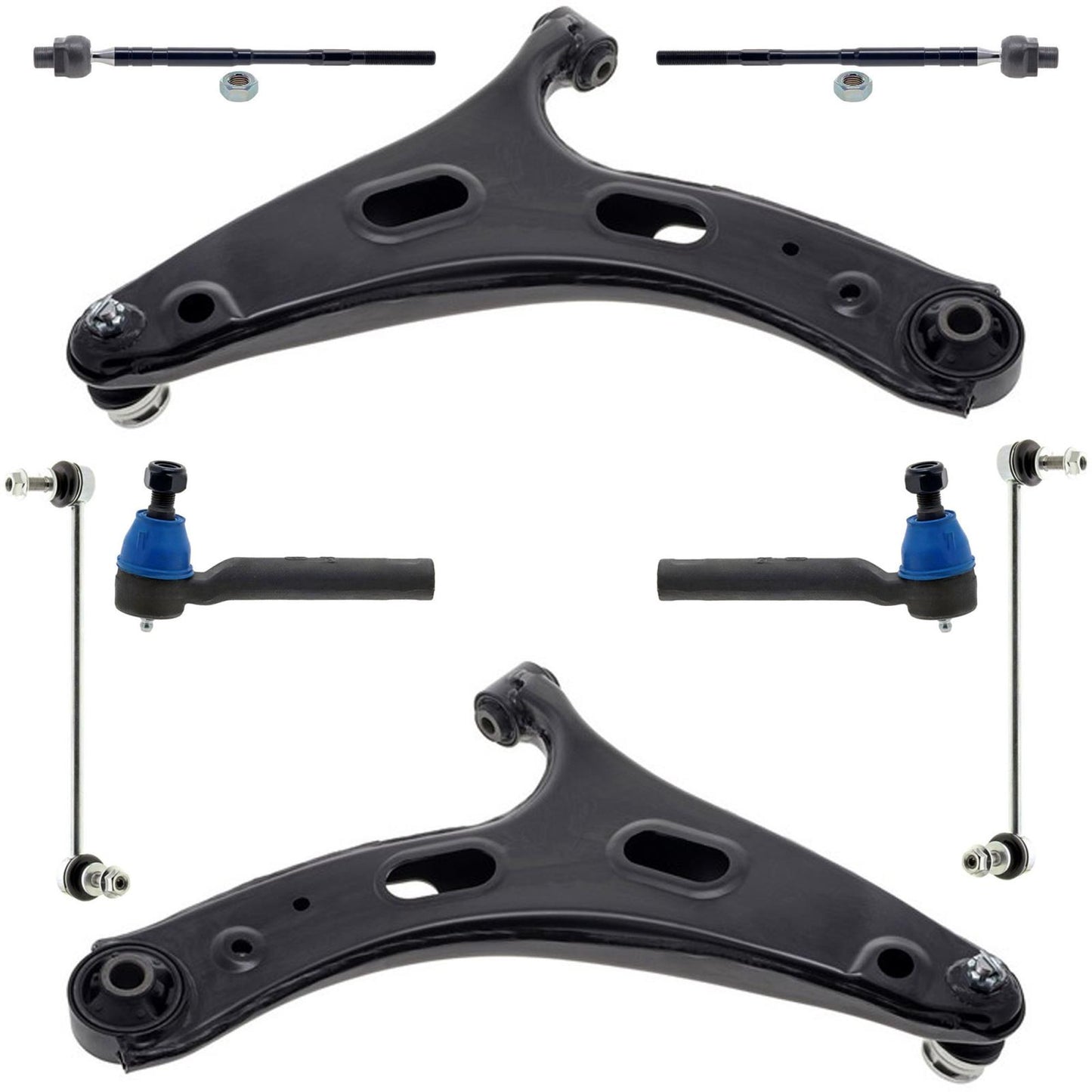 Front Lower Control Arms Tie Rods & Links For Subaru Forester 2019 2020 2025