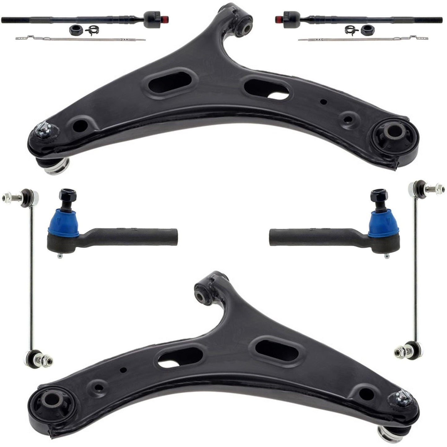 Front Lower Control Arms Tie Rods & Links For Subaru Crosstrek 2019 2020 2025