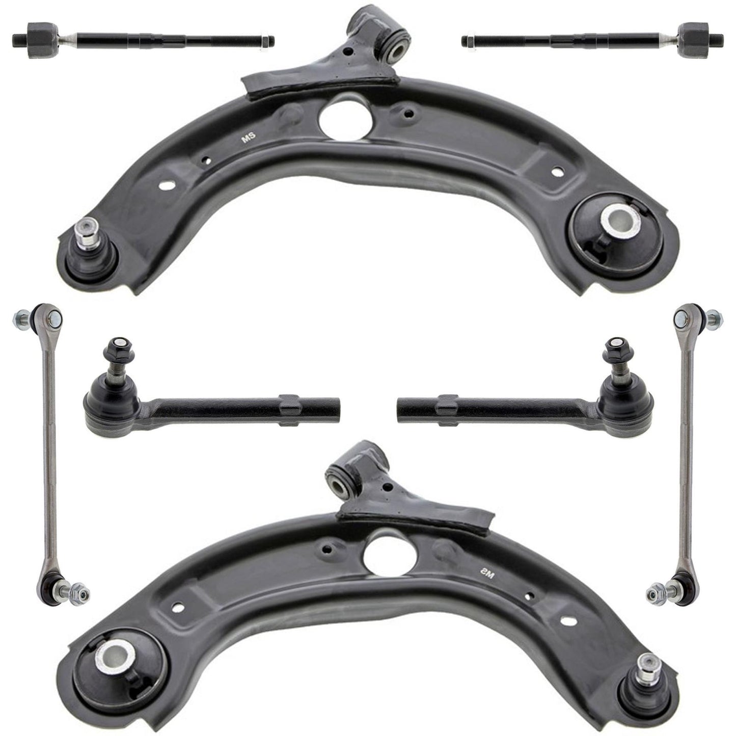 Front Lower Control Arms Tie Rods & Links For Mazda CX-3 2016 2017 2018 2021