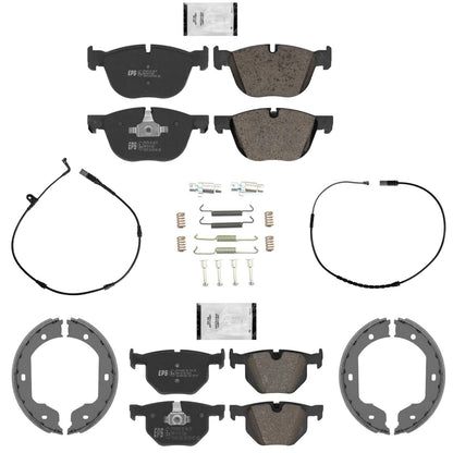 Front & Rear R90 Euro Disc Brake Pads Shoes for BMW X5 xDrive 35i 2011-2018