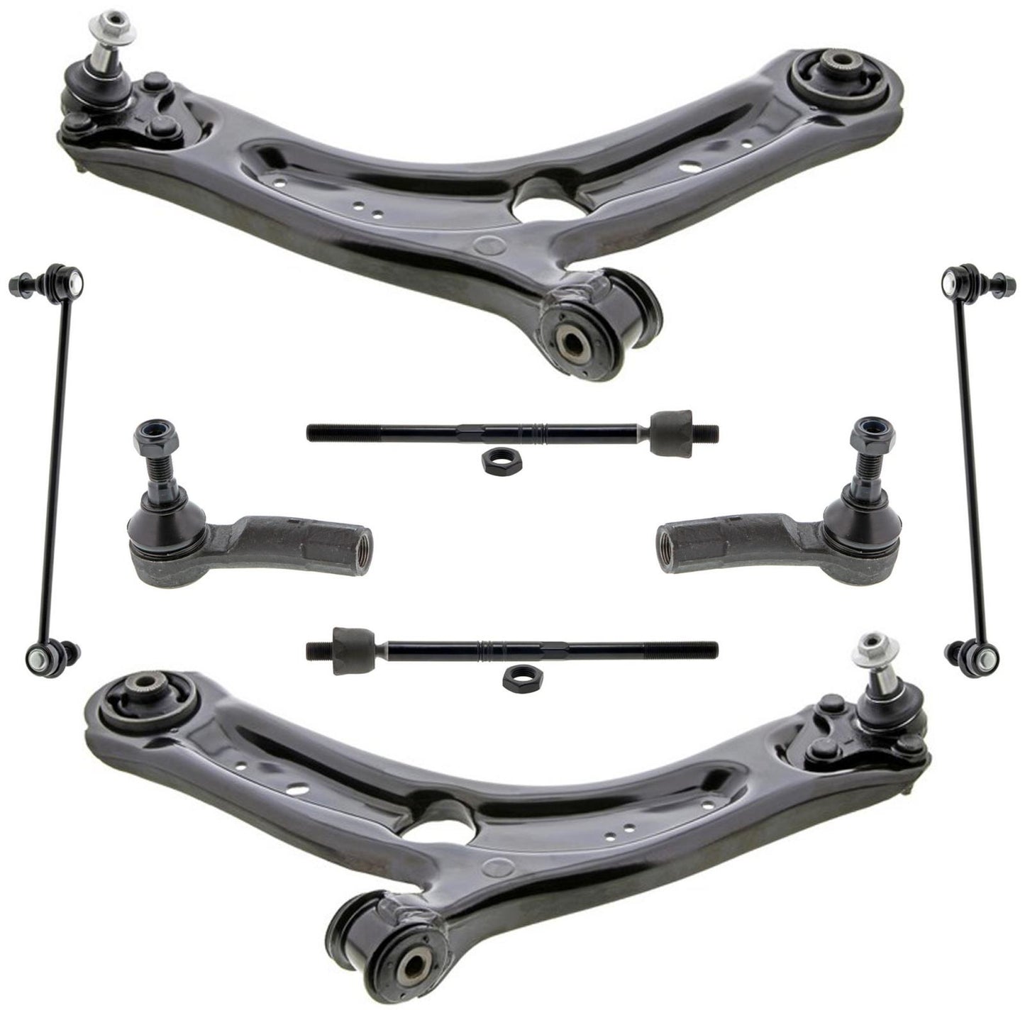 Front Lower Control Arms Ball Joints Tie Rods & Links For Tiguan 2018 2019 2023