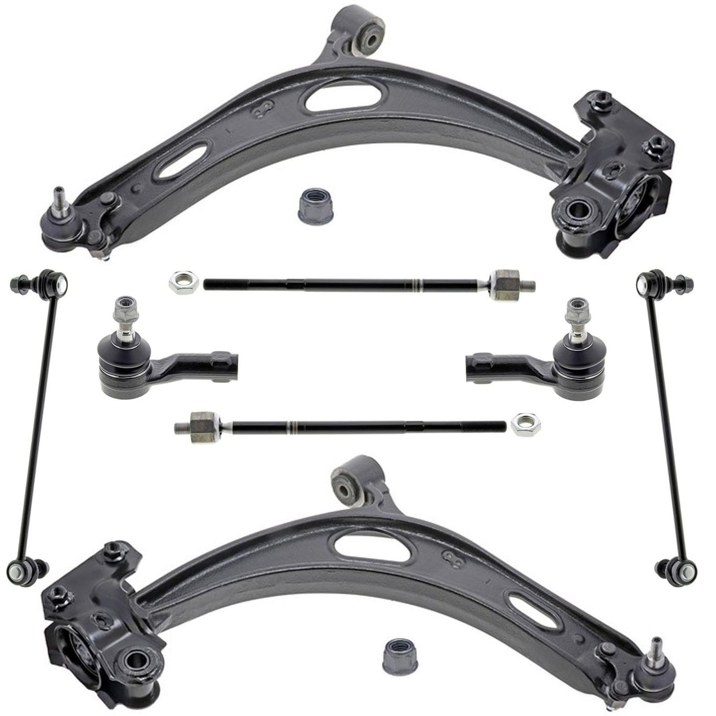 Front Lower Control Arms Tie Rods & Links For Volkswagen Atlas 2018 2019 2025