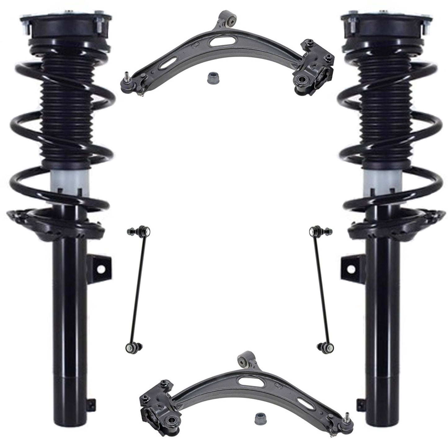 Front Complete Struts Control Arms & Links For Volkswagen Atlas 2018 2019 2024