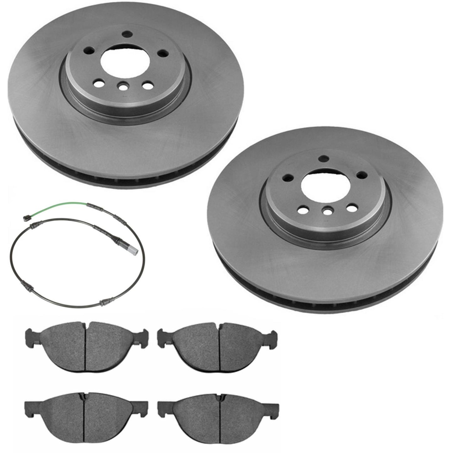 Front Disc Brake Rotors & Disc Brake Pads For BMW X6 4.4L V8 2011 2016 2019