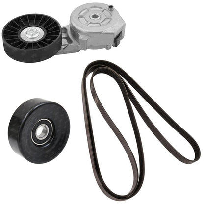 Belt Tensioner w/ Serpentine Belt for Chevrolet Monte Carlo 3.4L 2000 2002 2005