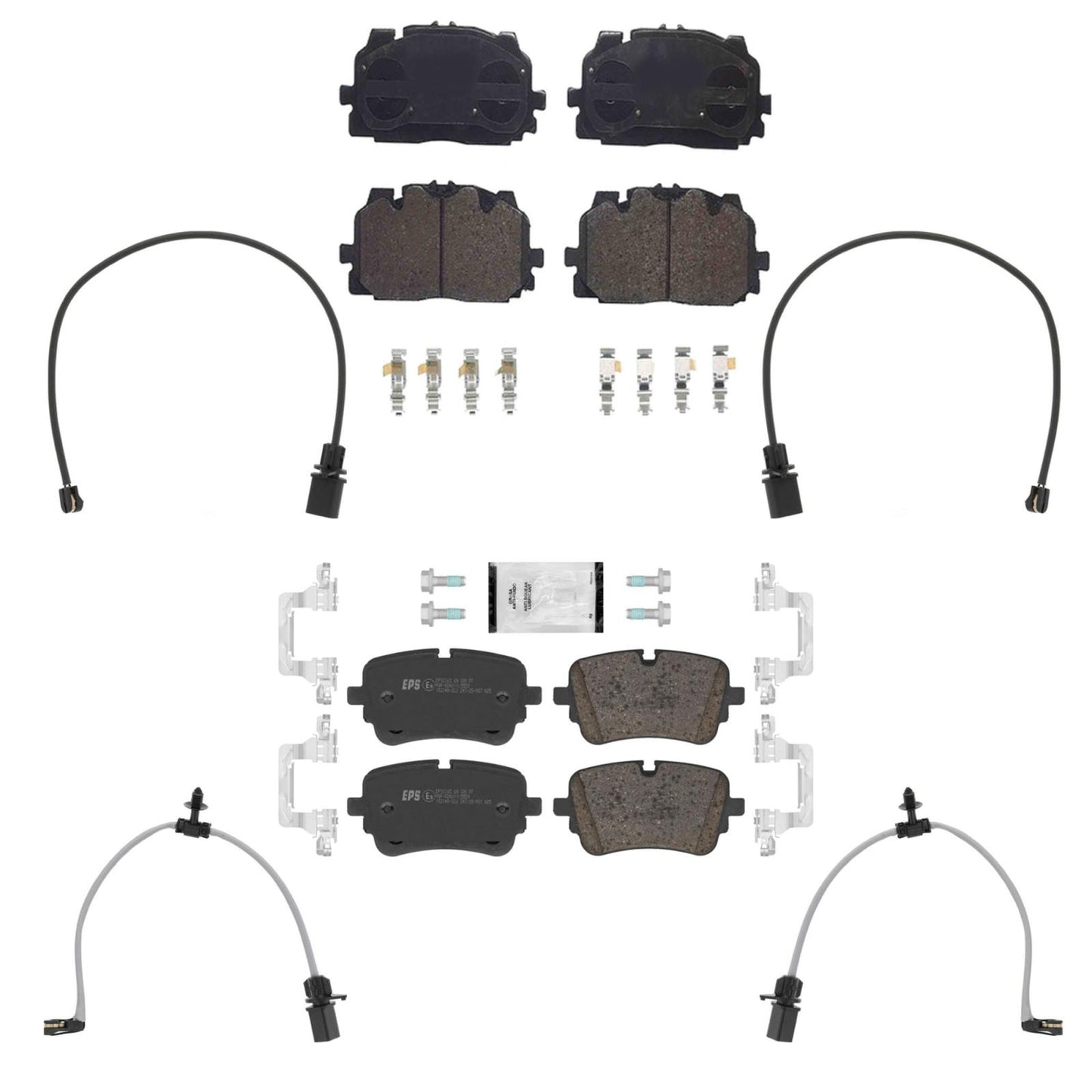 Front Rear Disc Brake Pads Sensors for Audi e-tron Sportback 2020 2022 2023