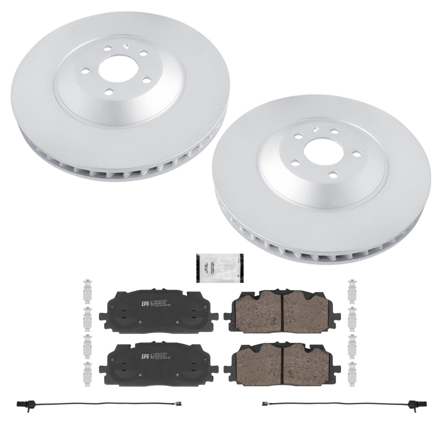 Front Disc Brake Rotors R90 Brake Pads for Audi A6 Quattro 3.0L 2020 2022 2025