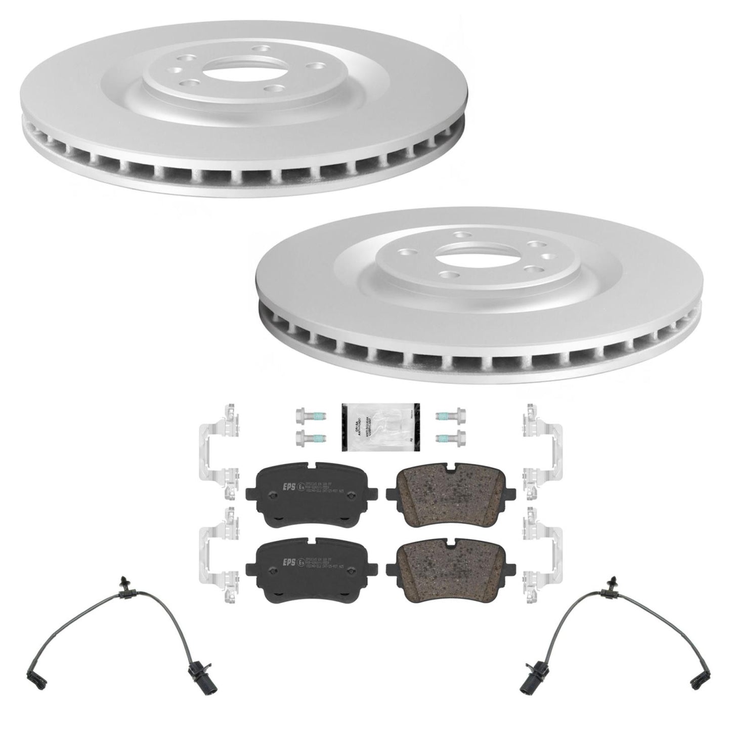 Rear Disc Brake Rotors R90 Brake Pads for Audi A8 Quattro 3.0L 2020 2023 2025