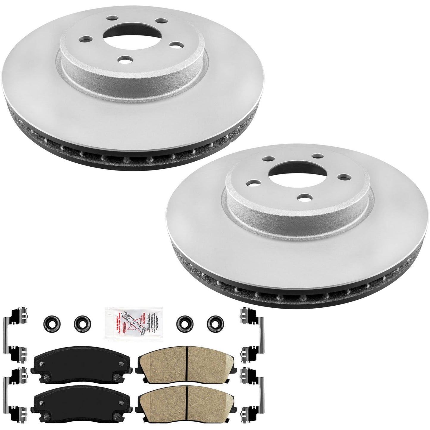 Front Disc Brake Rotors Ceramic Pads for Dodge Charger SXT 2006 2010 2022 2023