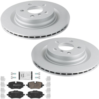 Rear GEO Coated Disc Brake Rotors & Pads for BMW X1 xDrive 28i 2023 2024 2026