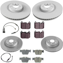 F&R Coated Disc Brake Rotors & Pads for BMW X2 M35i M Sport 2019 2020 2022 2023