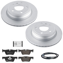 300MM Rear Coated Disc Brake Rotors & Pads sensor for BMW 328i xDrive 2013 2014