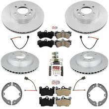F&R Disc Brake Rotors & Brake Pads Sensors for Porsche Cayenne 04-08 330MM Size